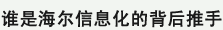 谁是海尔信息化的背后推手？